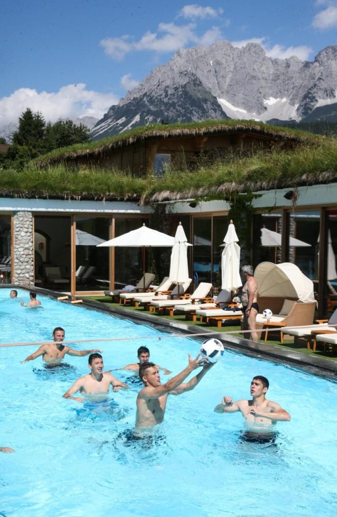 «Газпром»-тренировочные сборы в Австрии: утренняя тренировка 29 июня