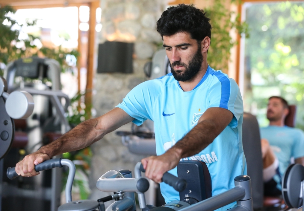 «Газпром»-тренировочные сборы в Австрии: утренняя тренировка 29 июня