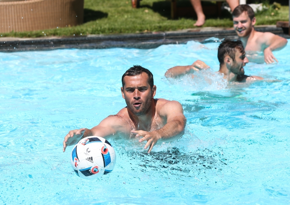 «Газпром»-тренировочные сборы в Австрии: утренняя тренировка 29 июня