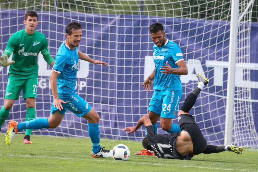 «Газпром»-тренировочные сборы в Австрии: товарищеский матч «Зенит»  —   «Университатя»