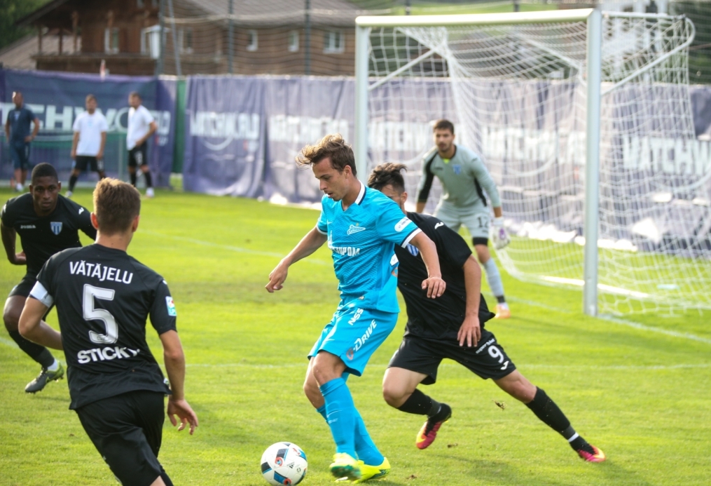 «Газпром»-тренировочные сборы в Австрии: товарищеский матч «Зенит»  —   «Университатя»