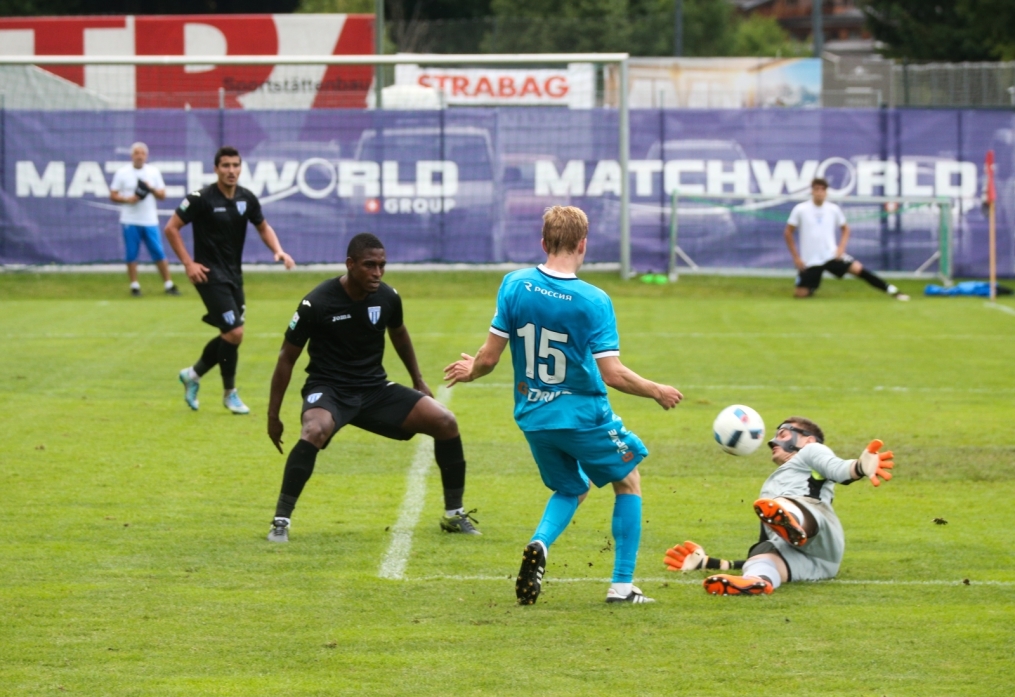 «Газпром»-тренировочные сборы в Австрии: товарищеский матч «Зенит»  —   «Университатя»