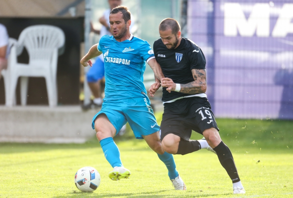 «Газпром»-тренировочные сборы в Австрии: товарищеский матч «Зенит»  —   «Университатя»