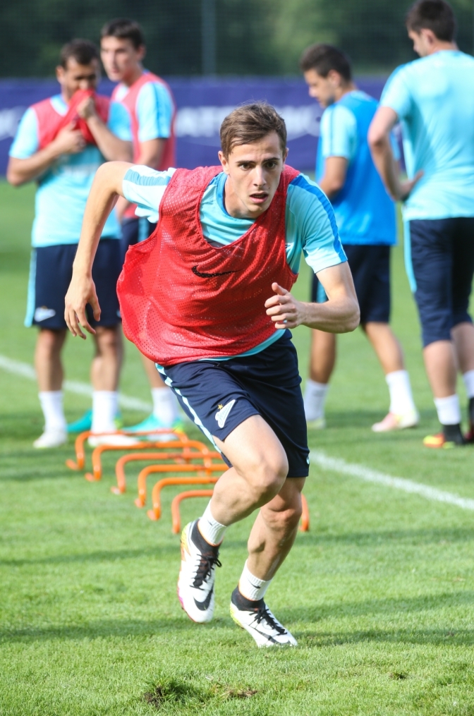 Газпром»-тренировочные сборы в Австрии: вечерняя тренировка 1 июля