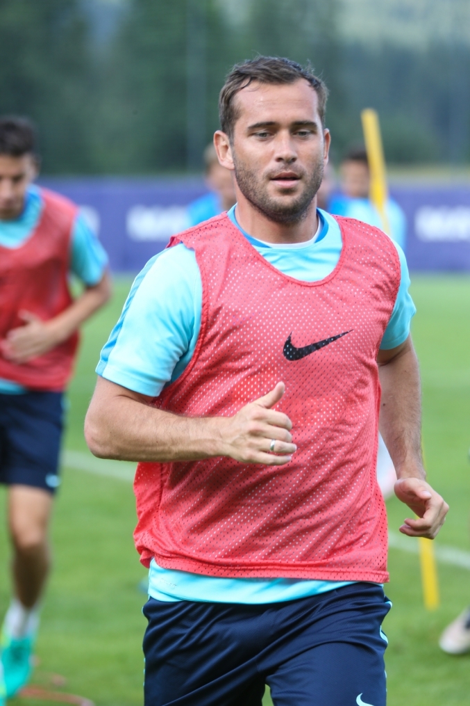 Газпром»-тренировочные сборы в Австрии: вечерняя тренировка 1 июля