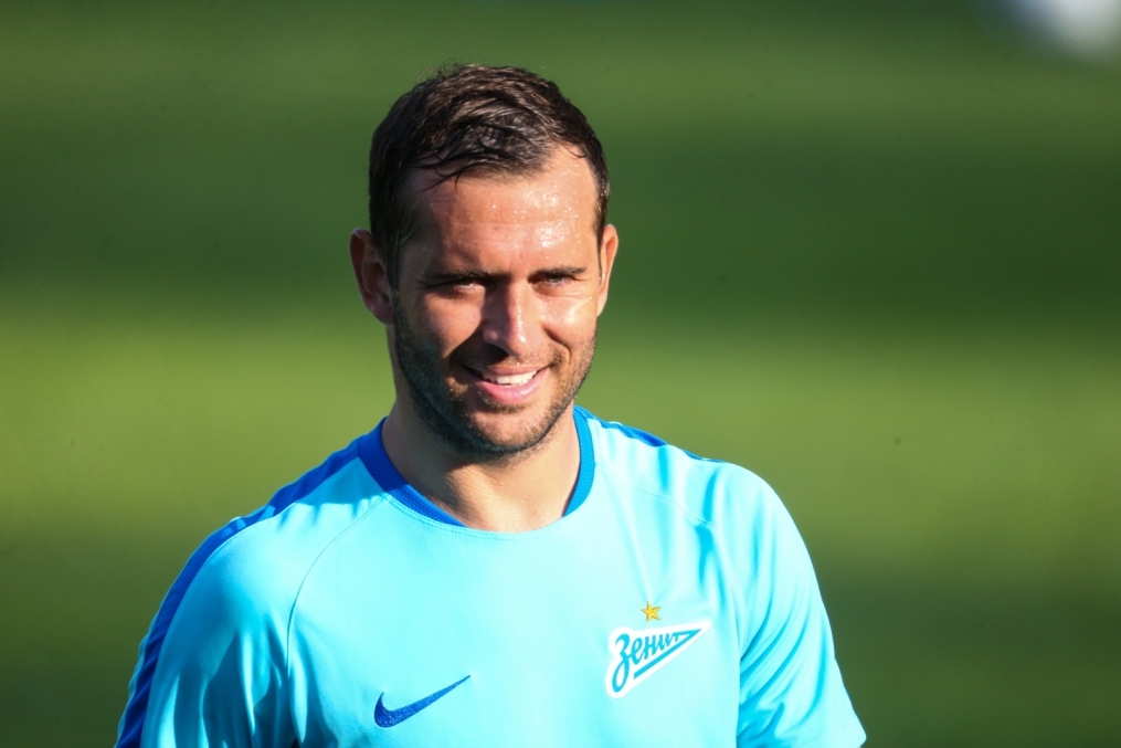 Газпром»-тренировочные сборы в Австрии: вечерняя тренировка 1 июля