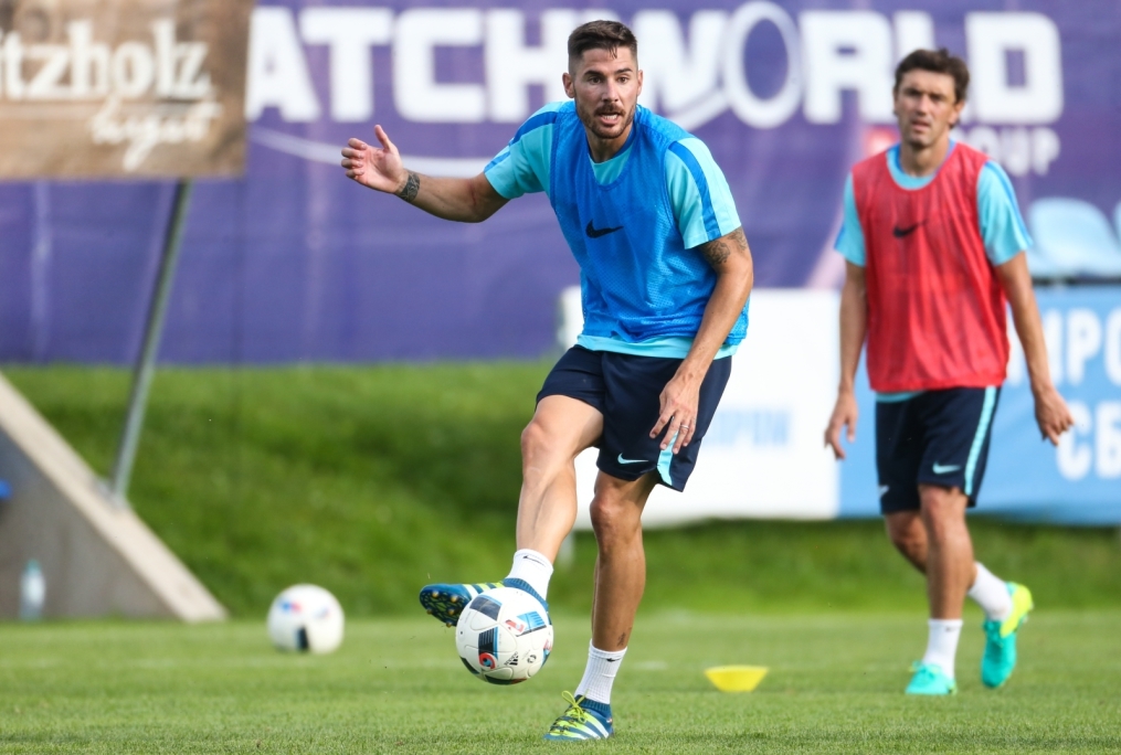 Газпром»-тренировочные сборы в Австрии: вечерняя тренировка 1 июля