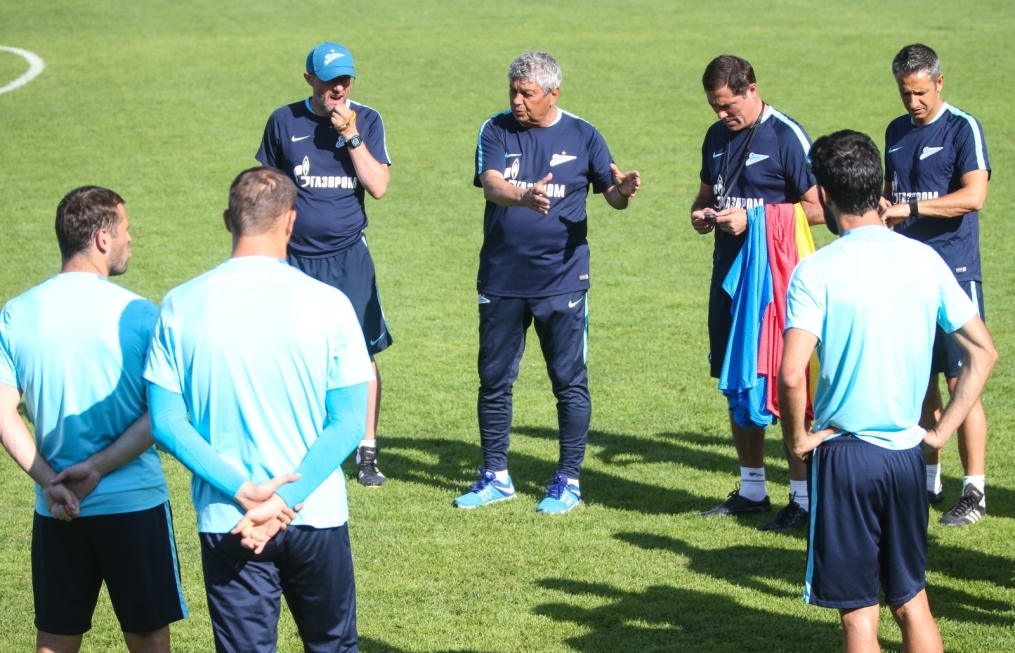 Газпром»-тренировочные сборы в Австрии: вечерняя тренировка 1 июля