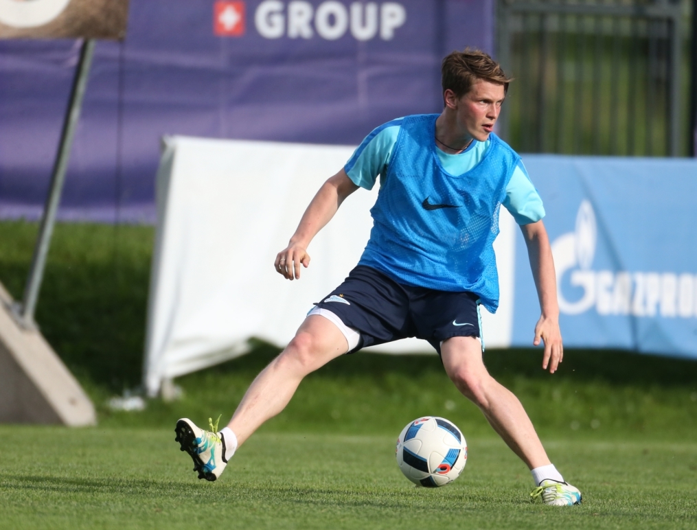 Газпром»-тренировочные сборы в Австрии: вечерняя тренировка 1 июля