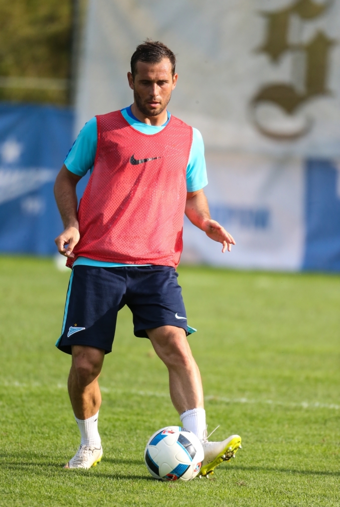 Газпром»-тренировочные сборы в Австрии: вечерняя тренировка 1 июля