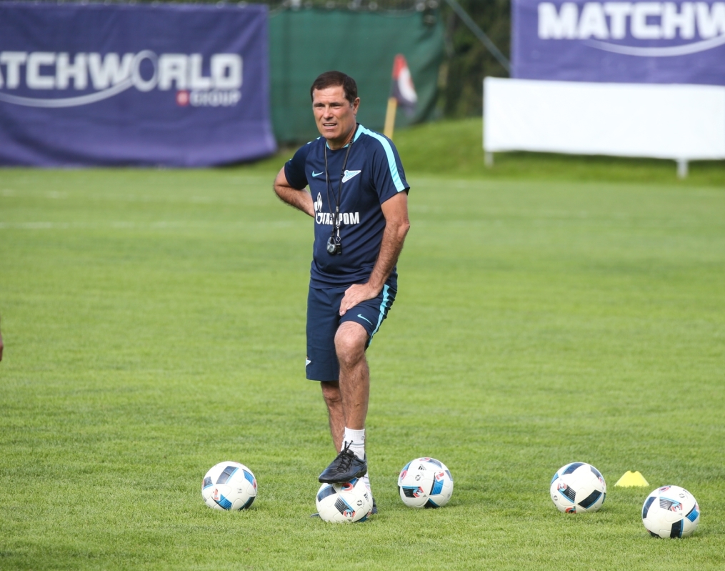 Газпром»-тренировочные сборы в Австрии: вечерняя тренировка 1 июля