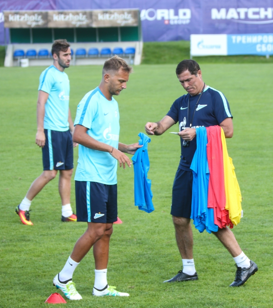 Газпром»-тренировочные сборы в Австрии: вечерняя тренировка 1 июля