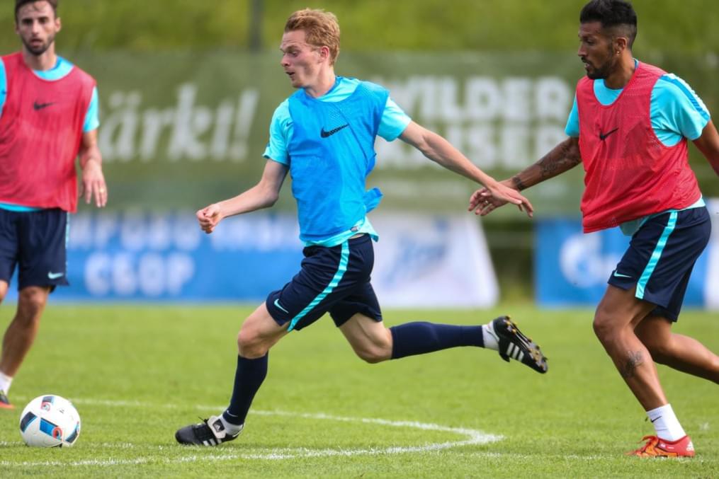 Газпром»-тренировочные сборы в Австрии: вечерняя тренировка 1 июля