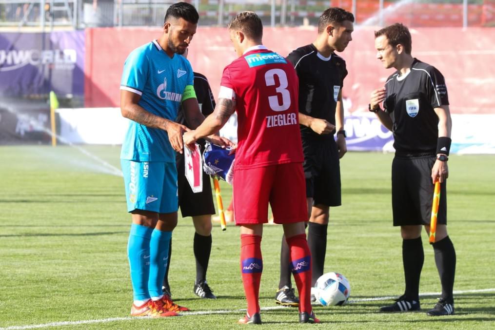 «Газпром»-тренировочные сборы в Швейцарии: матч «Зенит» — «Сьон»