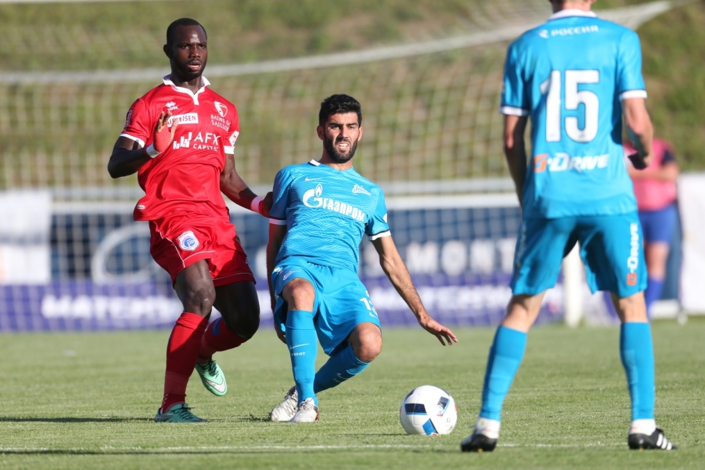 «Газпром»-тренировочные сборы в Швейцарии: матч «Зенит» — «Сьон»