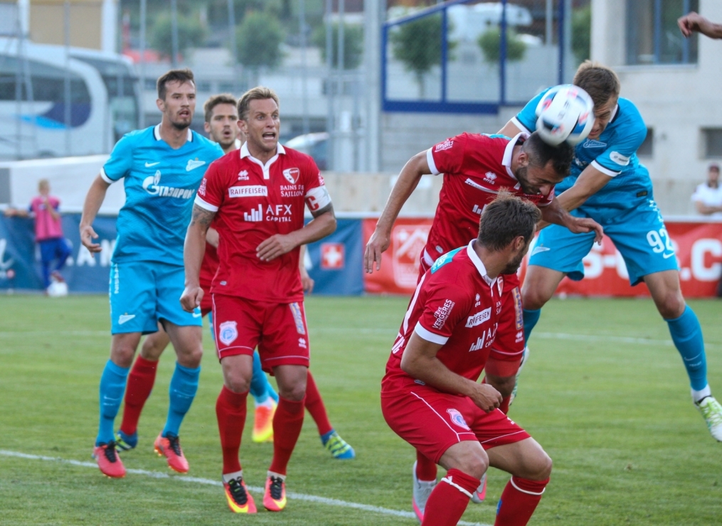 «Газпром»-тренировочные сборы в Швейцарии: матч «Зенит» — «Сьон»