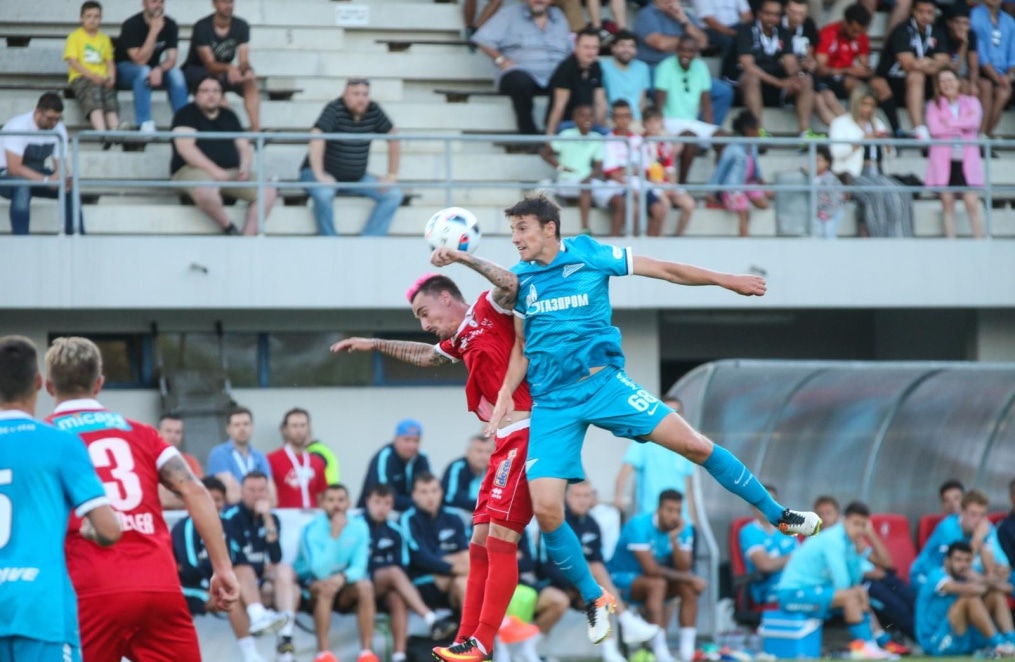 «Газпром»-тренировочные сборы в Швейцарии: матч «Зенит» — «Сьон»