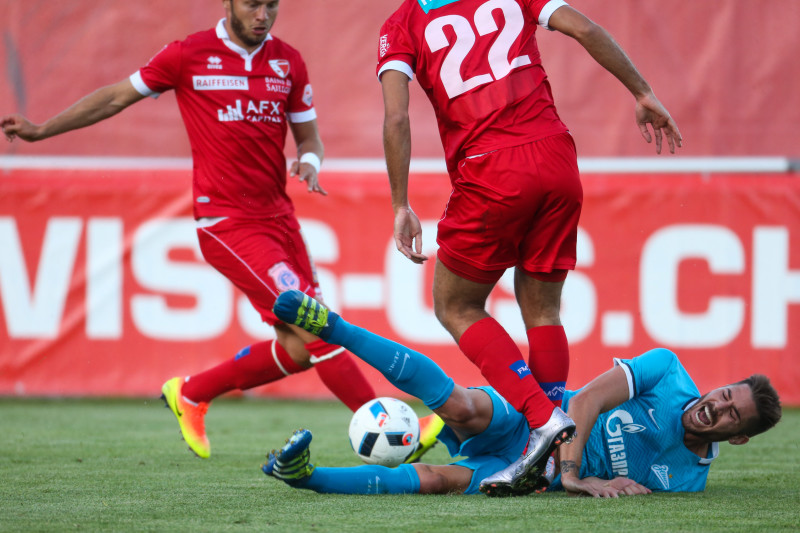 «Газпром»-тренировочные сборы в Швейцарии: матч «Зенит» — «Сьон»