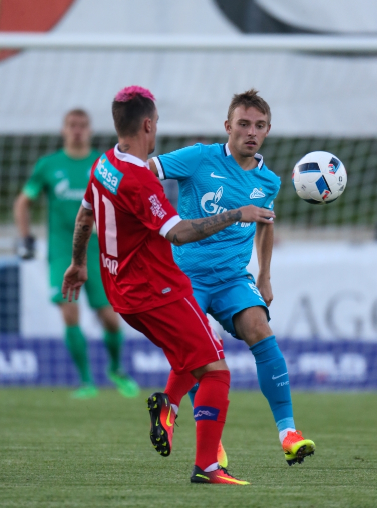 «Газпром»-тренировочные сборы в Швейцарии: матч «Зенит» — «Сьон»