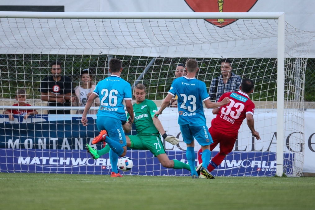 «Газпром»-тренировочные сборы в Швейцарии: матч «Зенит» — «Сьон»