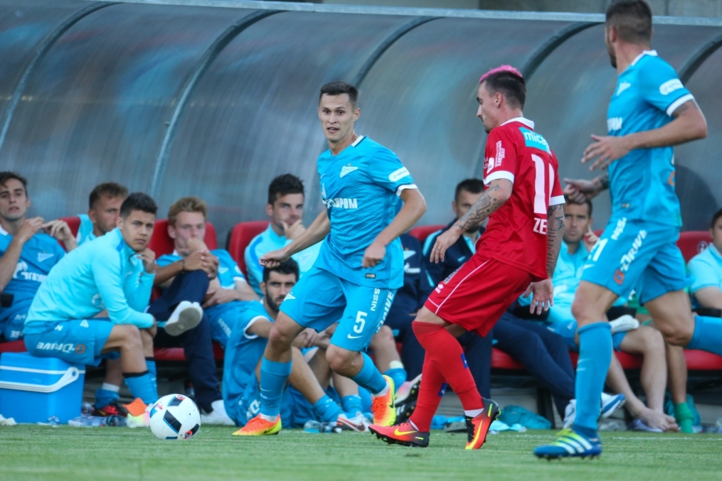 «Газпром»-тренировочные сборы в Швейцарии: матч «Зенит» — «Сьон»