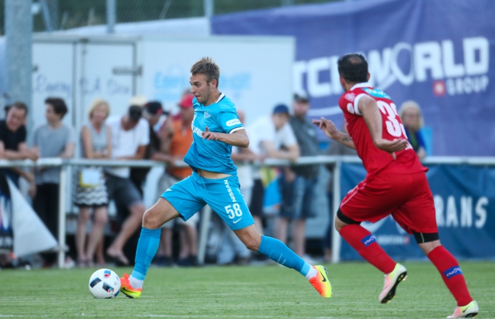 «Газпром»-тренировочные сборы в Швейцарии: матч «Зенит» — «Сьон»