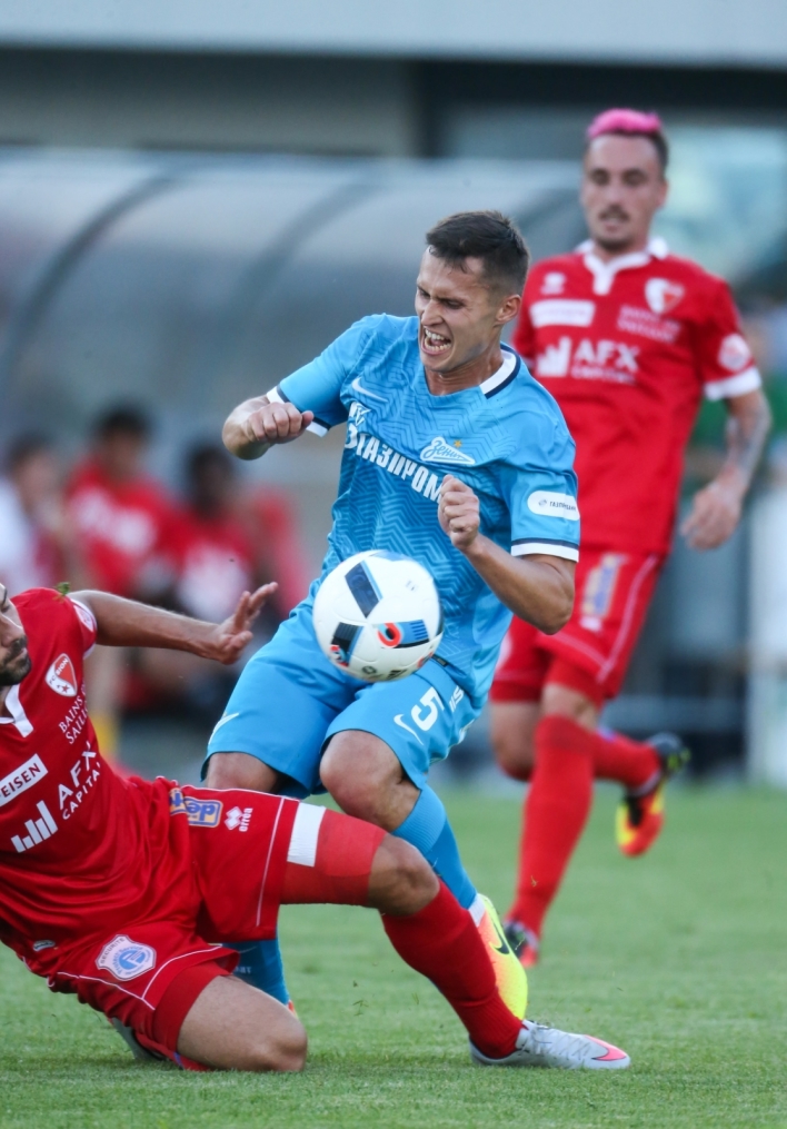 «Газпром»-тренировочные сборы в Швейцарии: матч «Зенит» — «Сьон»