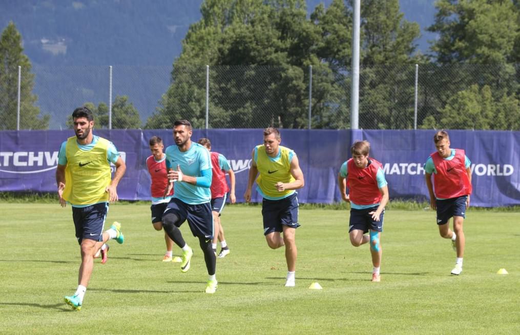 «Газпром»-тренировочные сборы в Швейцарии: утренняя тренировка 8 июля