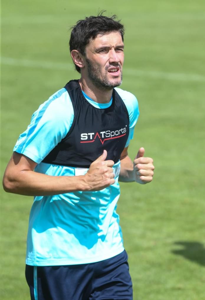 «Газпром»-тренировочные сборы в Швейцарии: утренняя тренировка 8 июля