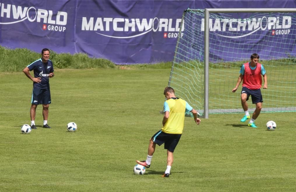 «Газпром»-тренировочные сборы в Швейцарии: утренняя тренировка 8 июля