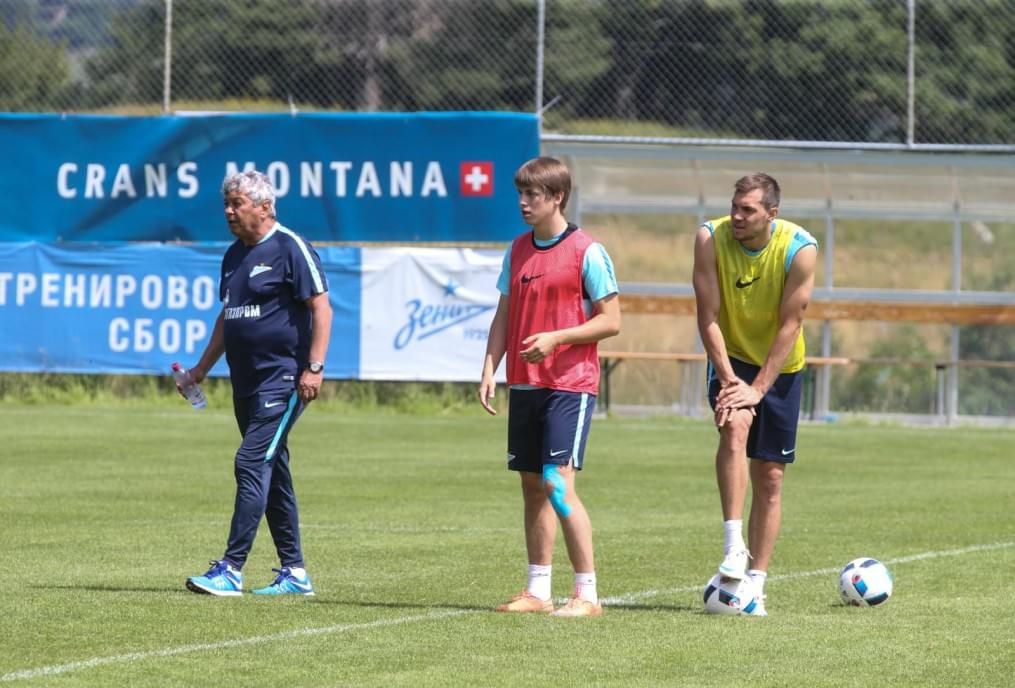 «Газпром»-тренировочные сборы в Швейцарии: утренняя тренировка 8 июля