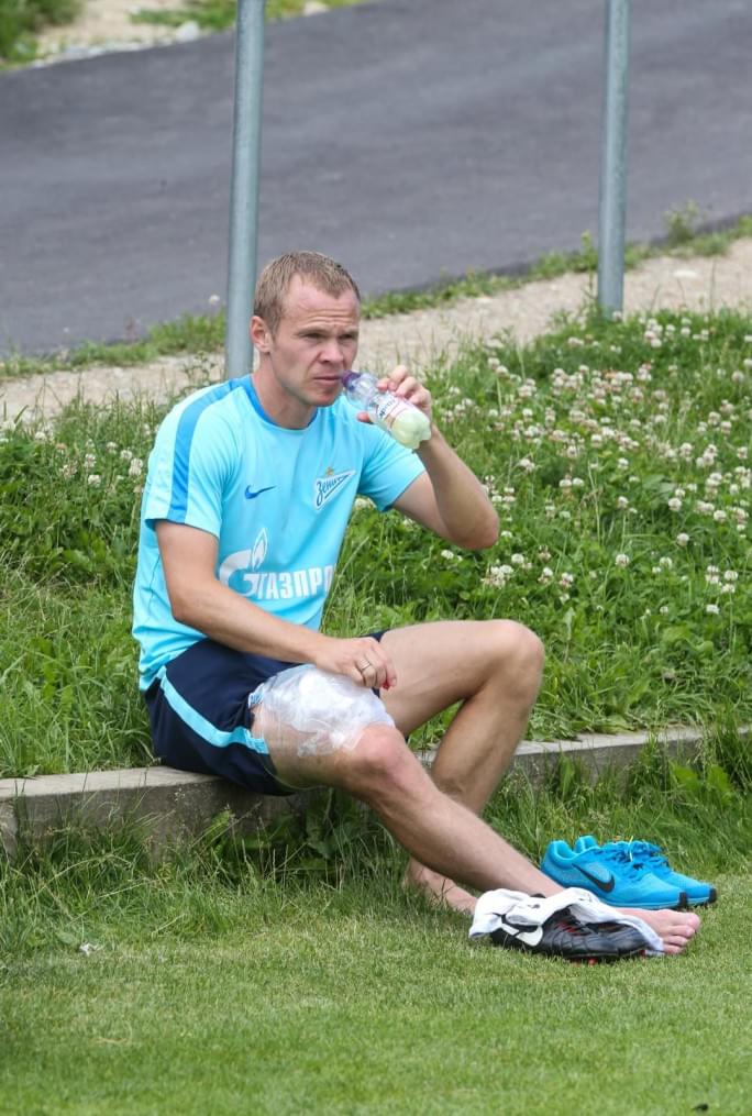 «Газпром»-тренировочные сборы в Швейцарии: утренняя тренировка 8 июля