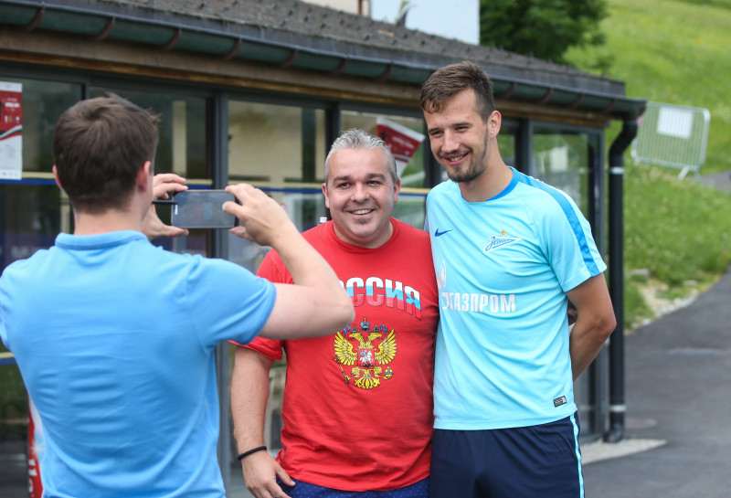 «Газпром»-тренировочные сборы в Швейцарии: утренняя тренировка 8 июля