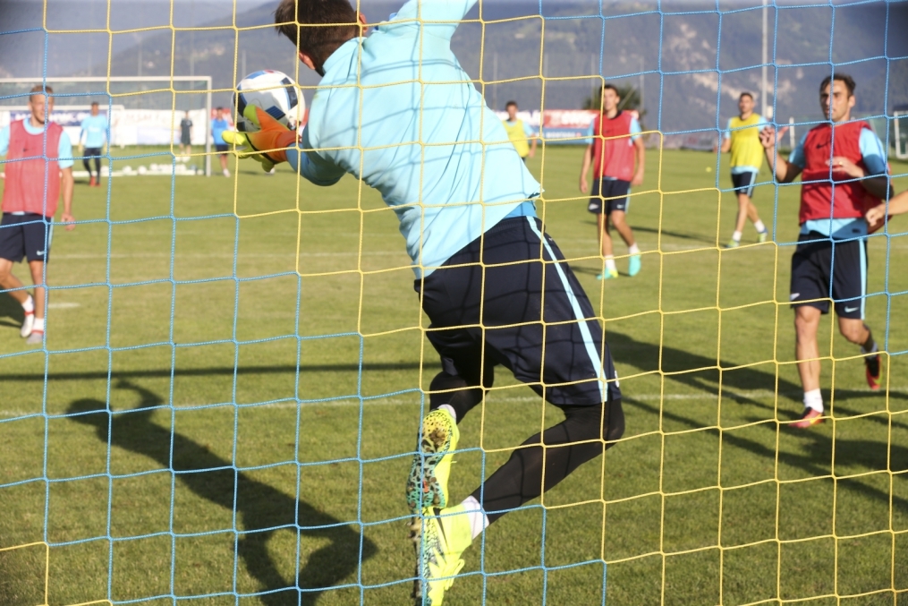 «Газпром»-тренировочные сборы в Швейцарии: вечерняя тренировка