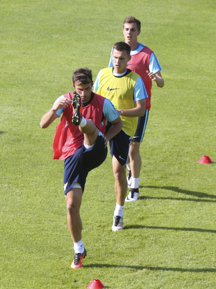 «Газпром»-тренировочные сборы в Швейцарии: вечерняя тренировка