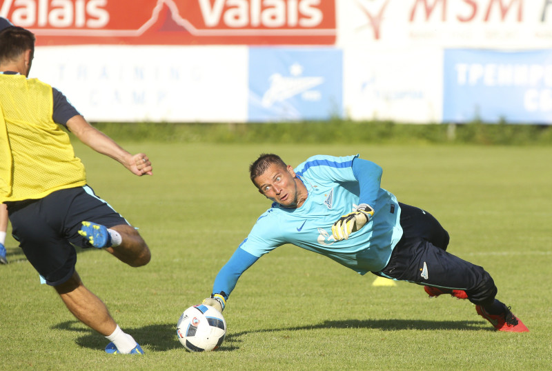 «Газпром»-тренировочные сборы в Швейцарии: вечерняя тренировка