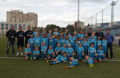 Детский футбольный лагерь в Академии «Зенита»
