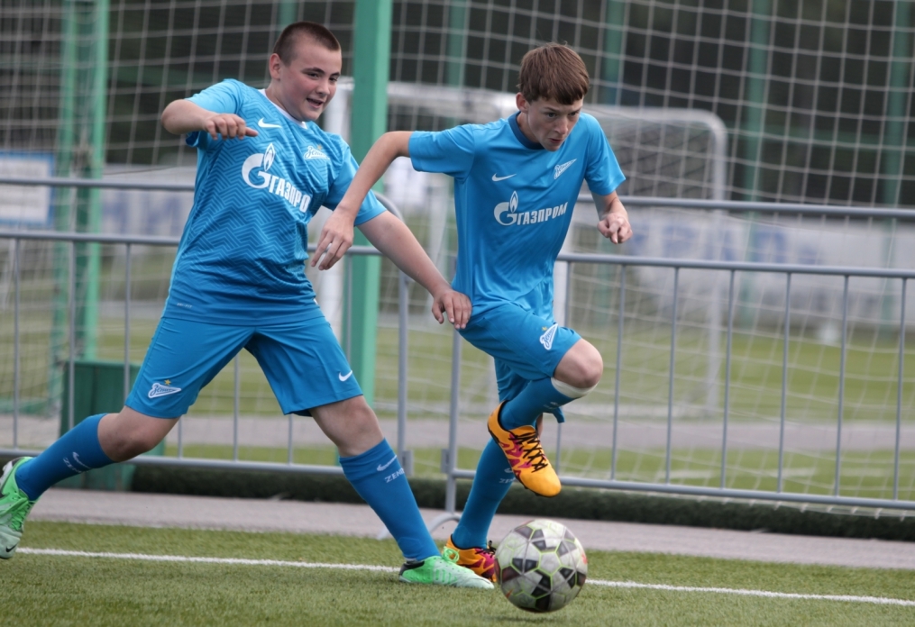 Детский футбольный лагерь в Академии «Зенита»