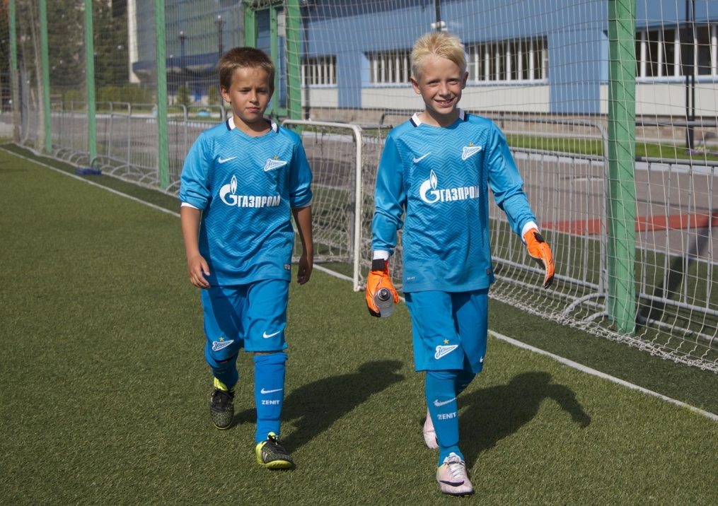 Детский футбольный лагерь в Академии «Зенита»