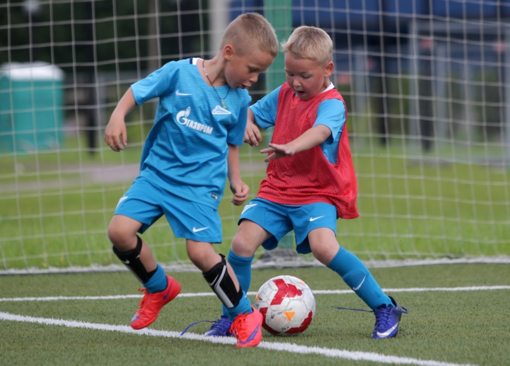 Детский футбольный лагерь в Академии «Зенита»