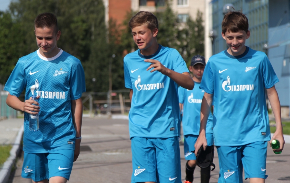 Детский футбольный лагерь в Академии «Зенита»