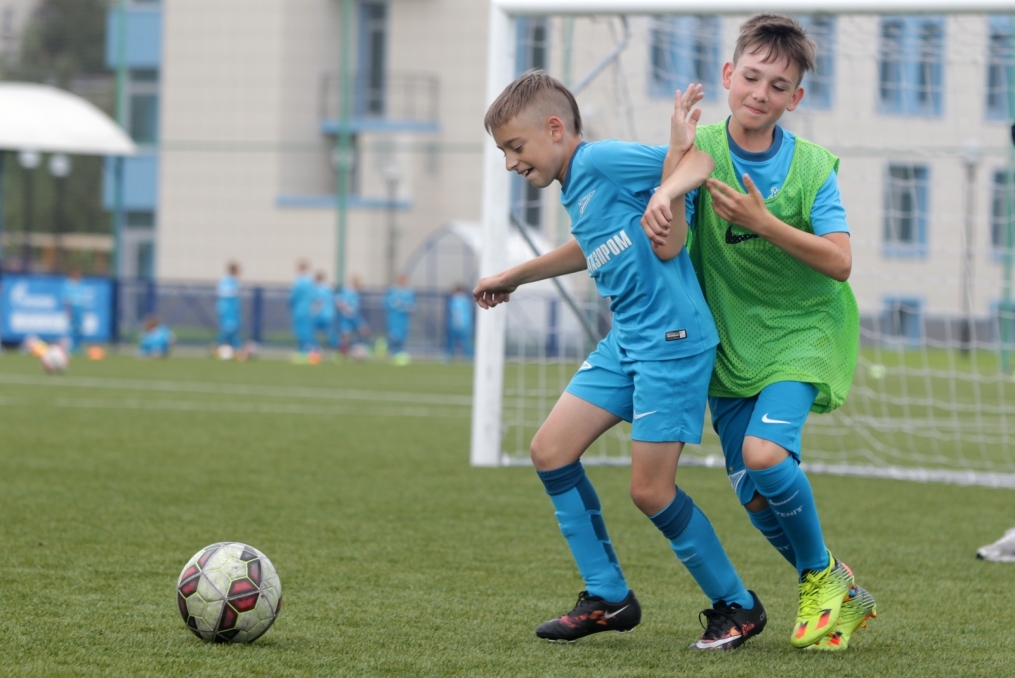 Детский футбольный лагерь в Академии «Зенита»
