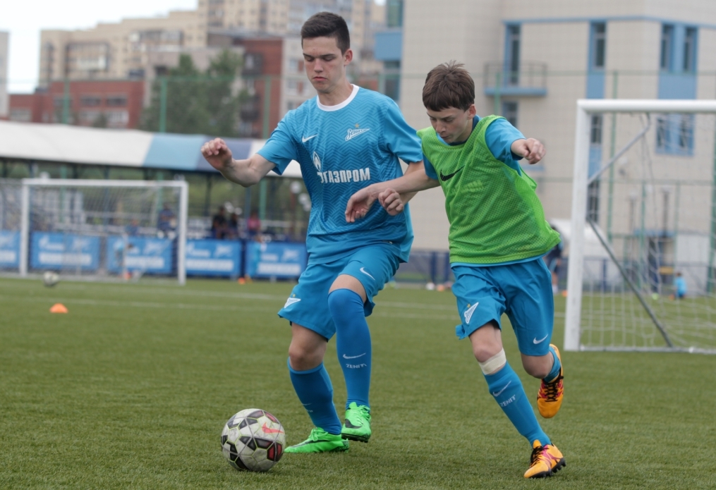 Детский футбольный лагерь в Академии «Зенита»