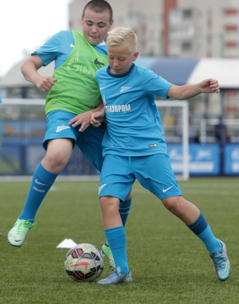 Детский футбольный лагерь в Академии «Зенита»