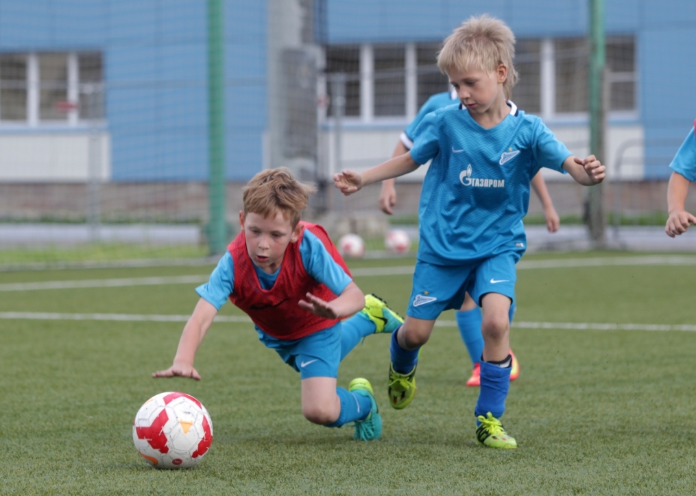 Детский футбольный лагерь в Академии «Зенита»