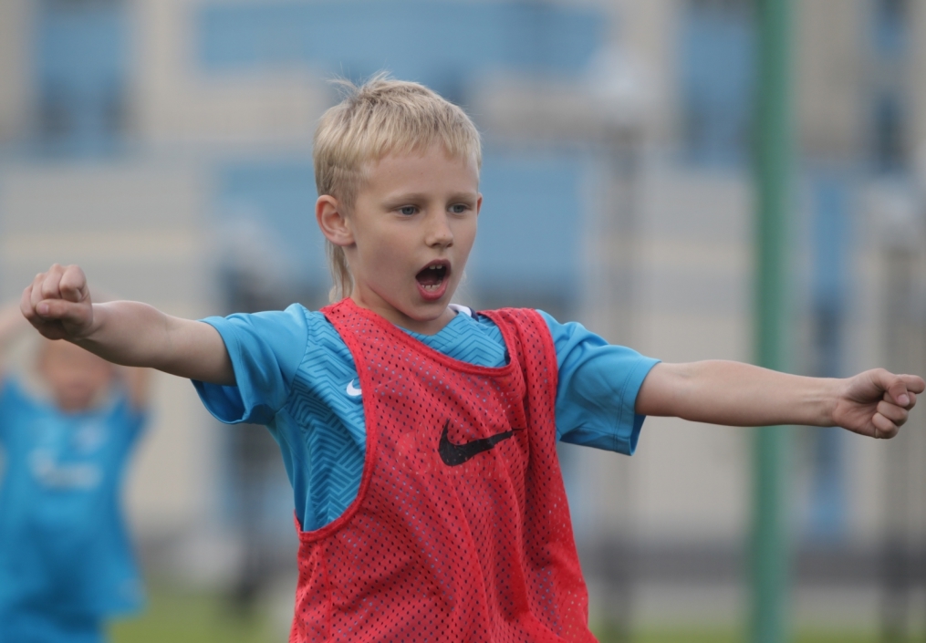 Детский футбольный лагерь в Академии «Зенита»
