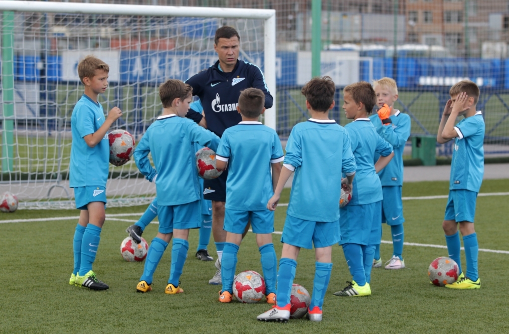 Детский футбольный лагерь в Академии «Зенита»