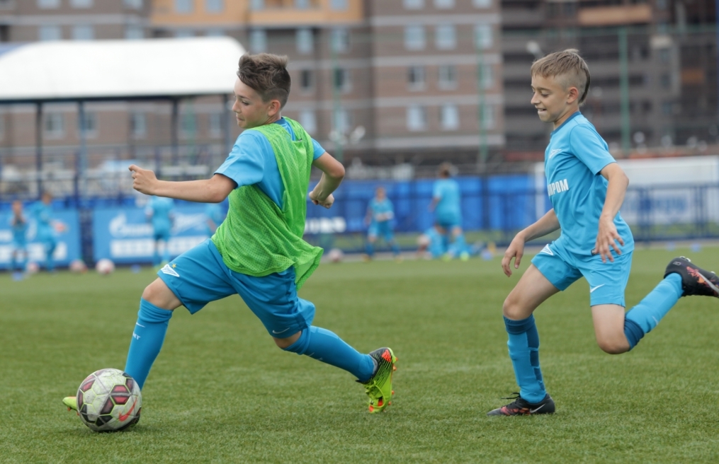 Детский футбольный лагерь в Академии «Зенита»