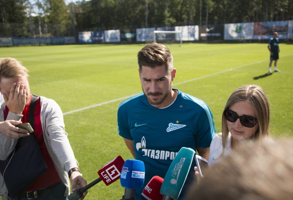 Открытая тренировка «Зенита» перед матчем с «Ростовом»