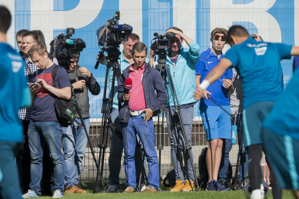 Открытая тренировка «Зенита» перед матчем с «Ростовом»